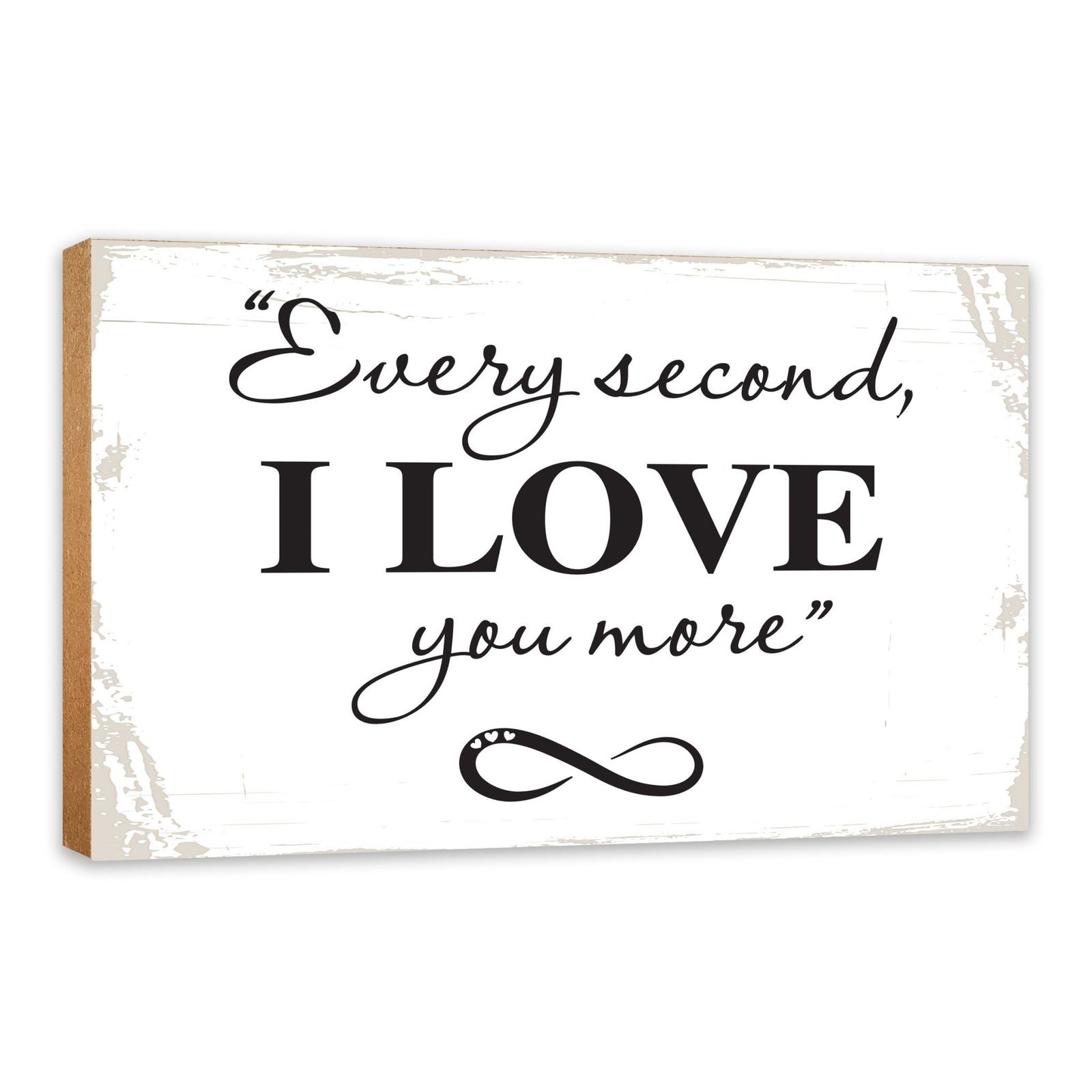 Unique Shelf Decor and Tabletop Signs for Wedding Anniversary Gift for Couples - A Perfect Marriage - LifeSong Milestones