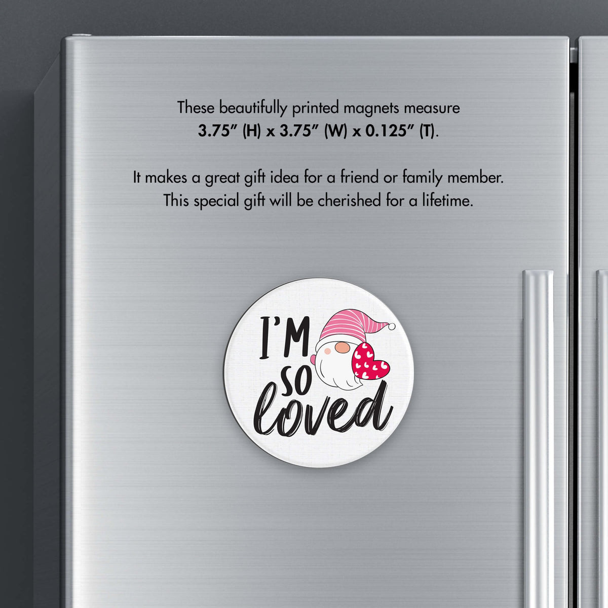 Valentine’s Day Modern Refrigerator Magnet Home Décor Gift - LifeSong Milestones