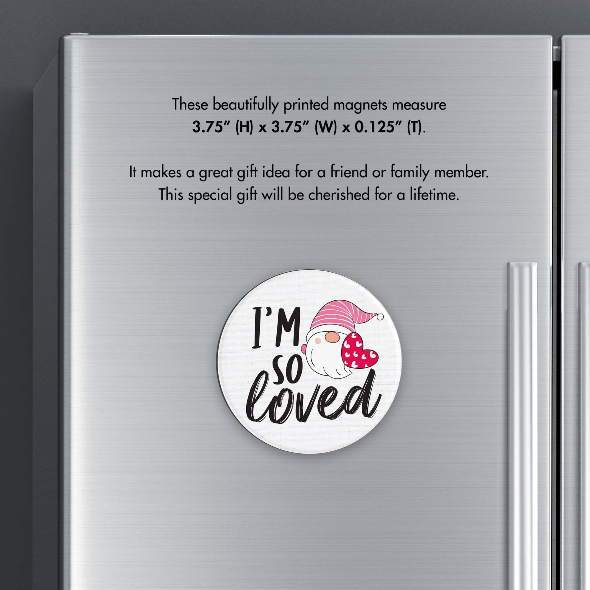 Valentine’s Day Modern Refrigerator Magnet Home Décor Gift - LifeSong Milestones