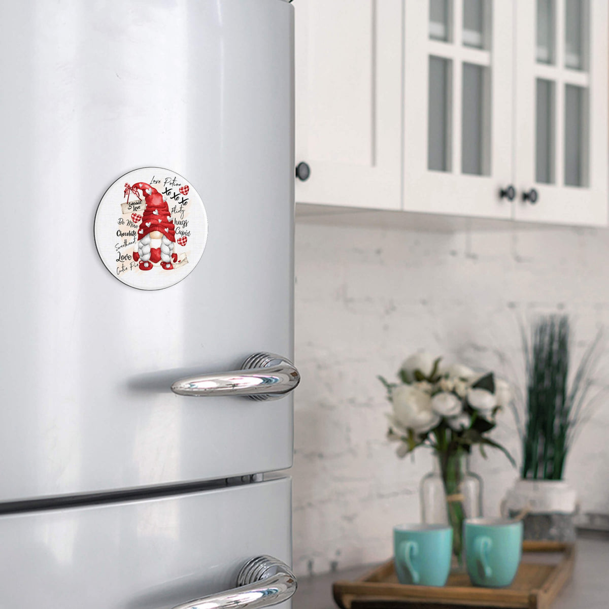 Valentine’s Day Modern Refrigerator Magnet Home Décor Gift - LifeSong Milestones