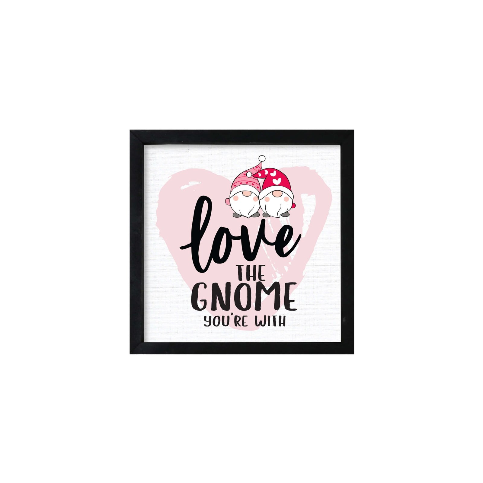 Valentine’s Day Wooden Framed Shadow Box Modern Home Décor - LifeSong Milestones