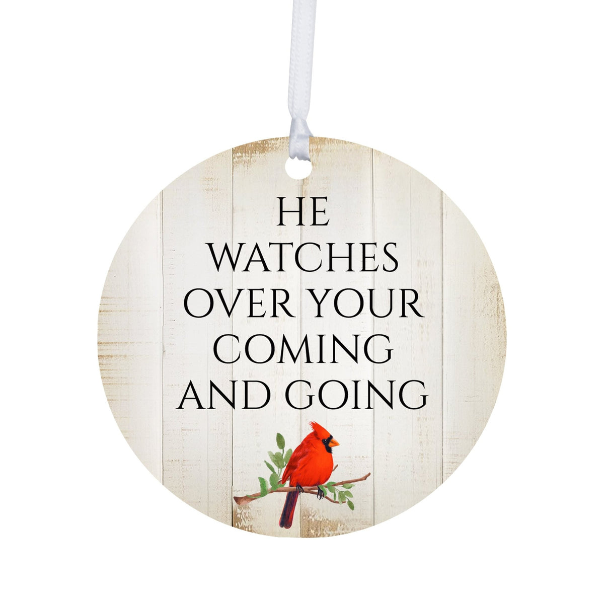 Vintage-Inspired Cardinal Ornament With Everyday Verses Gift Ideas - He Watches - LifeSong Milestones