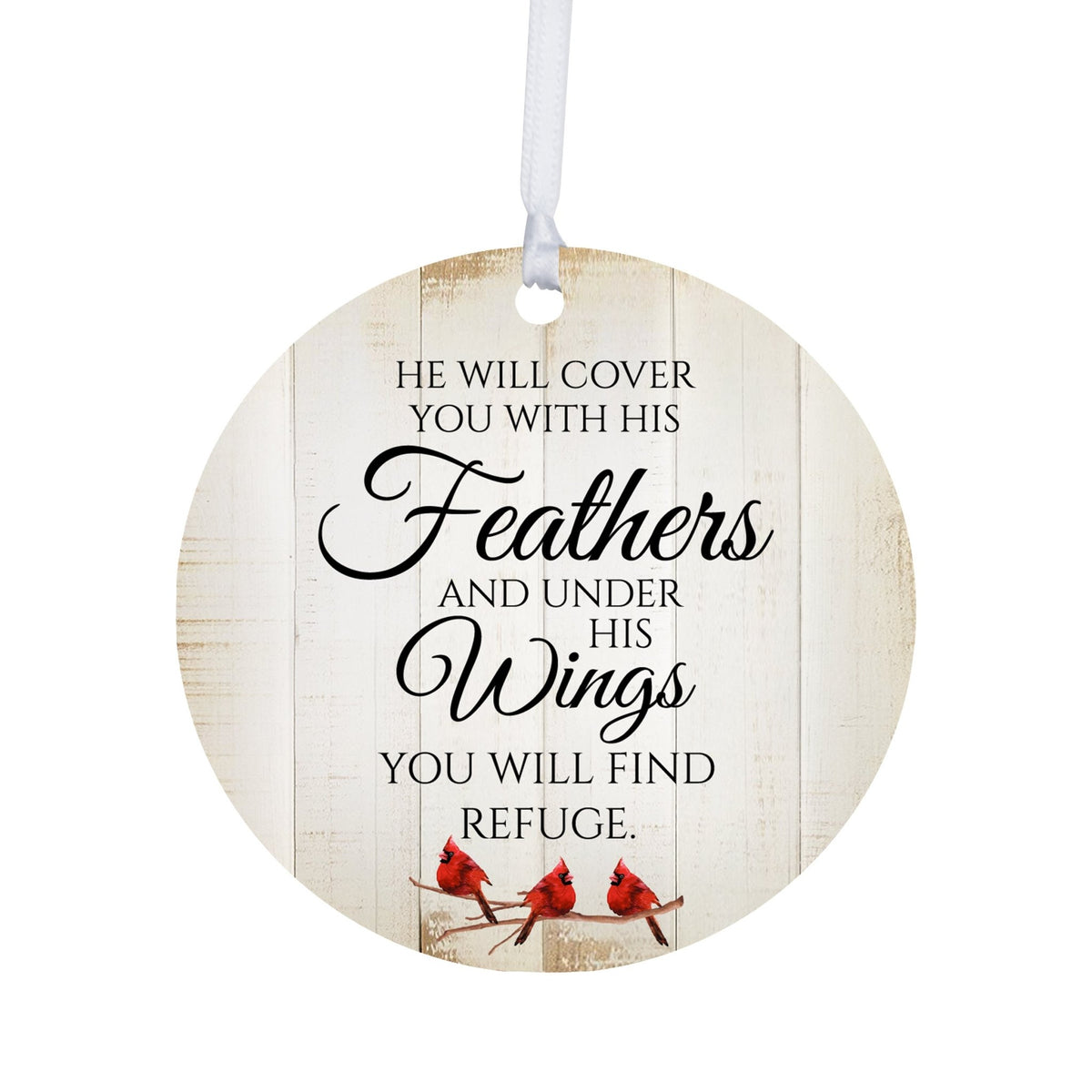 Vintage-Inspired Cardinal Ornament With Everyday Verses Gift Ideas - He Will Cover - LifeSong Milestones