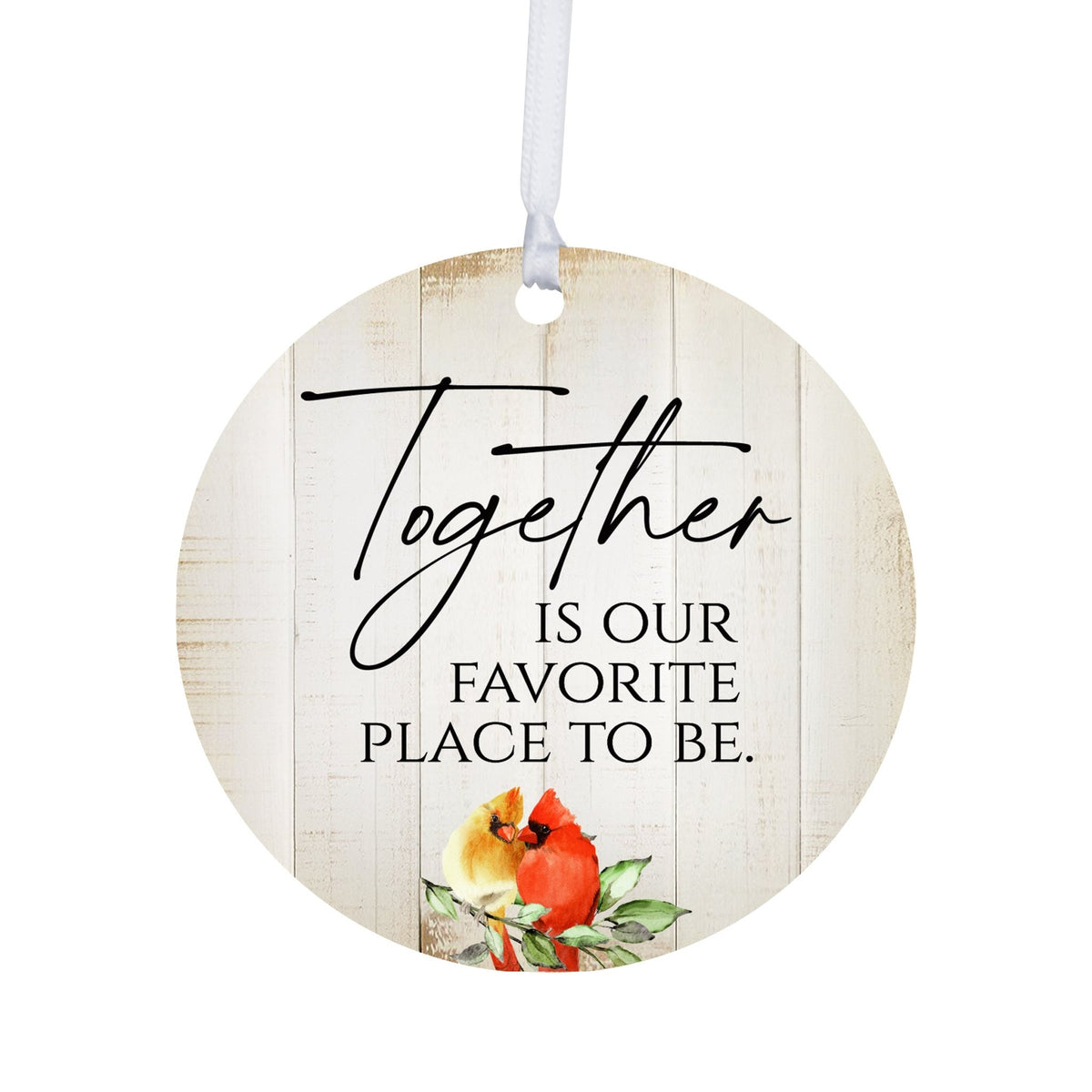 Vintage-Inspired Cardinal Ornament With Everyday Verses Gift Ideas - Together Is Our - LifeSong Milestones