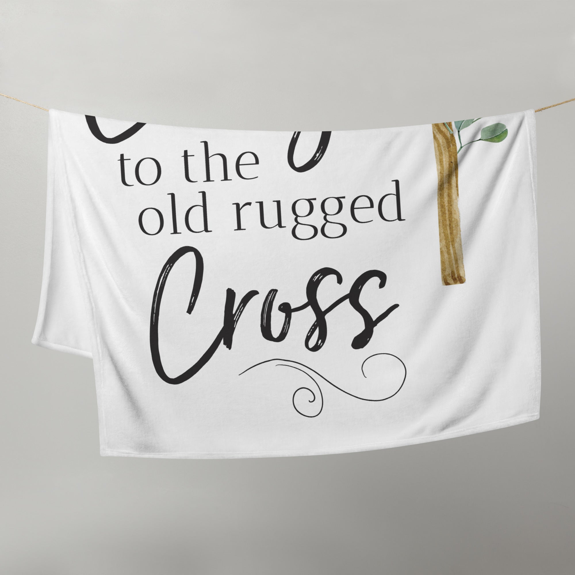 Vintage-Inspired Throw Blanket For Home Décor & Gift Ideas - I Will Cling To The Old Rug - LifeSong Milestones