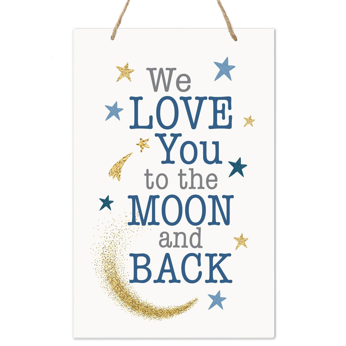 Wall Decor For Nursery Boys Bedroom Rope Hanging Wall Art Decoration - LifeSong Milestones