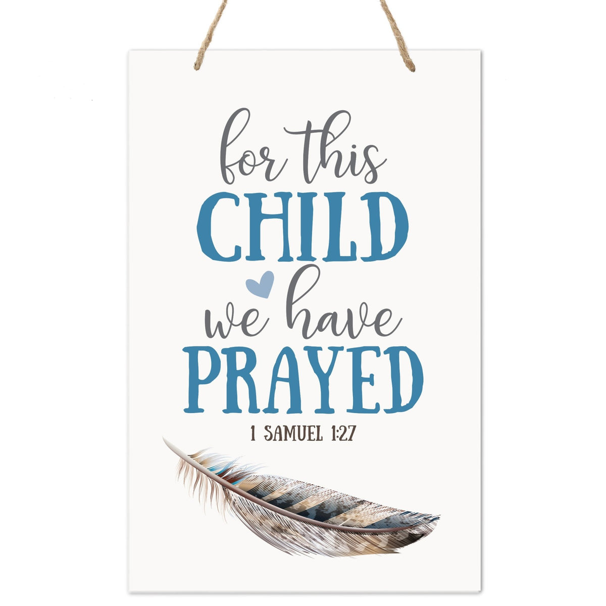 Wall Decor For Nursery Boys Bedroom Rope Hanging Wall Art Decoration - LifeSong Milestones