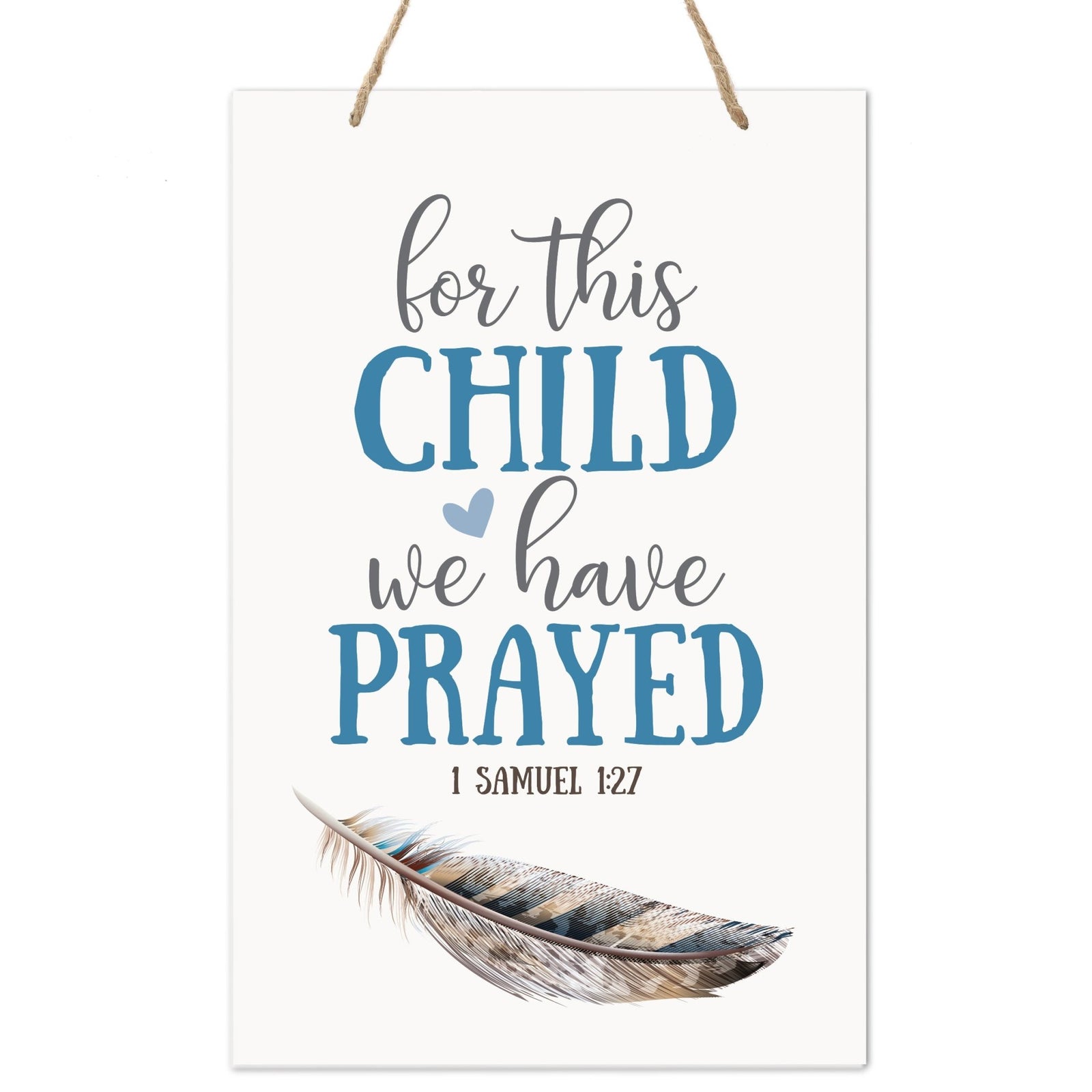 Wall Decor For Nursery Boys Bedroom Rope Hanging Wall Art Decoration - LifeSong Milestones