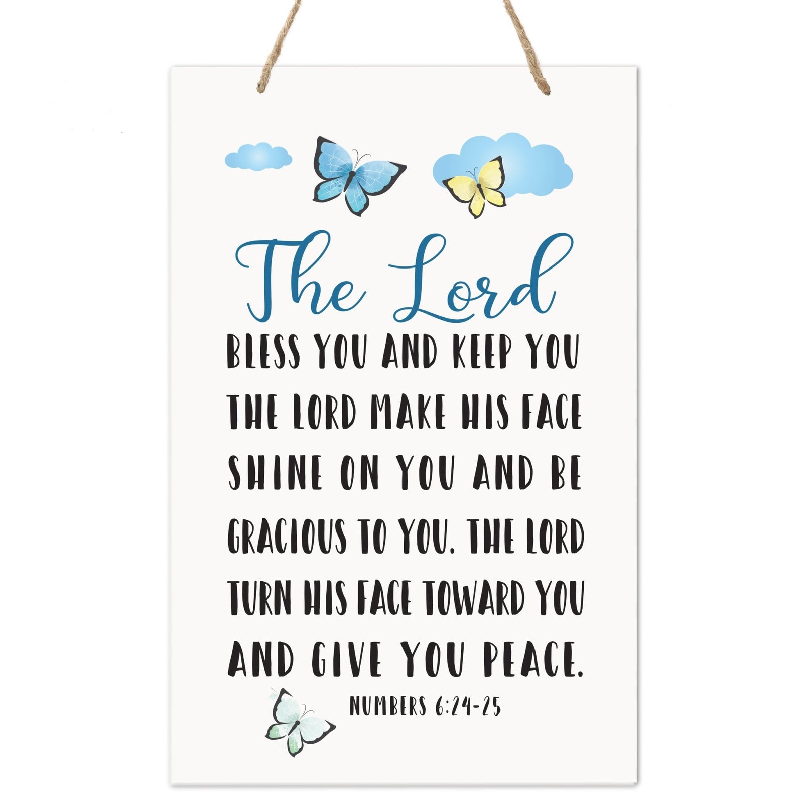 Wall Decor For Nursery Boys Bedroom Rope Hanging Wall Art Decoration - LifeSong Milestones
