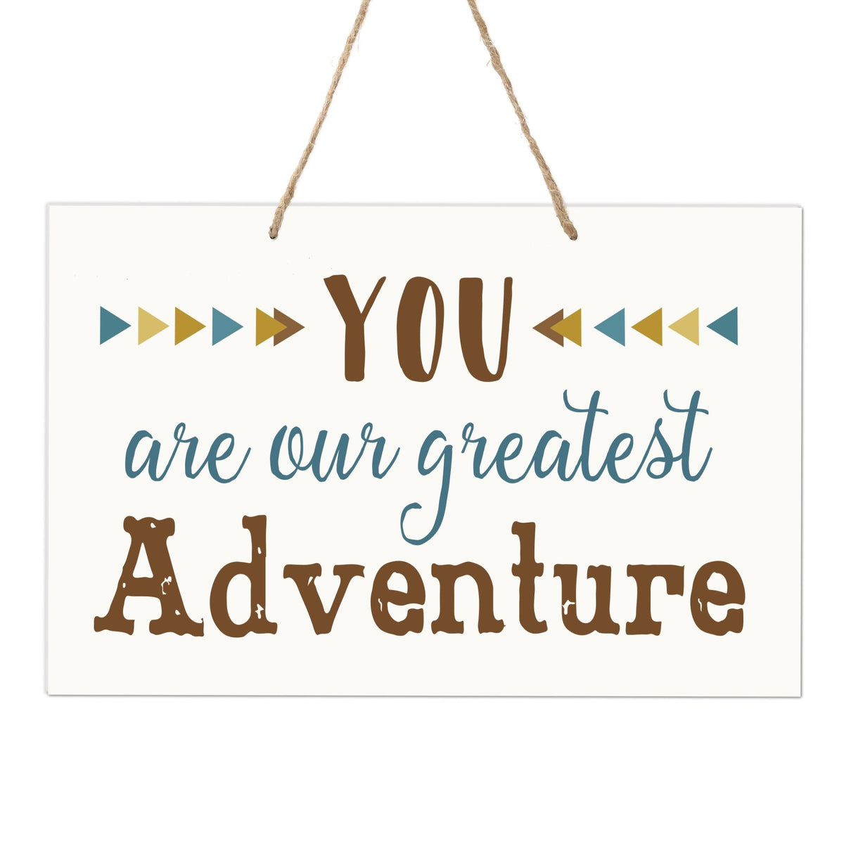 Wall Decor For Nursery Boys Bedroom Rope Hanging Wall Art Decoration - LifeSong Milestones