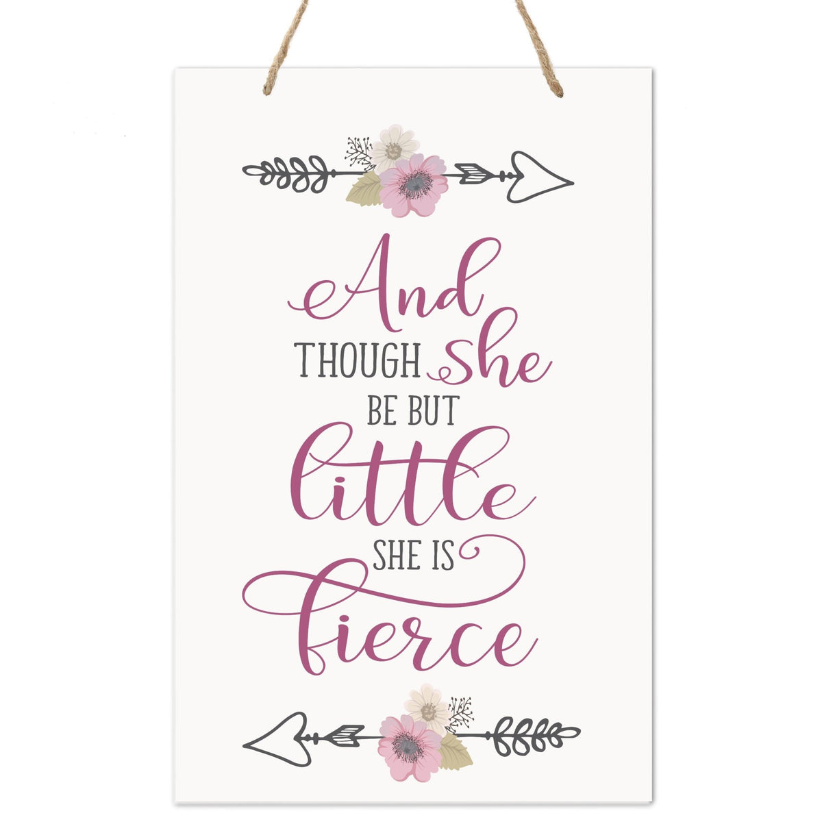 Wall Decor For Nursery Girls Bedroom Rope Hanging Wall Art Decoration - LifeSong Milestones