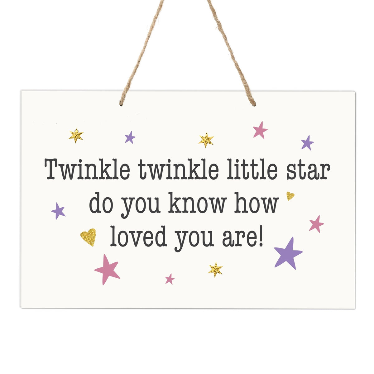 Wall Decor For Nursery Girls Bedroom Rope Hanging Wall Art Decoration - LifeSong Milestones