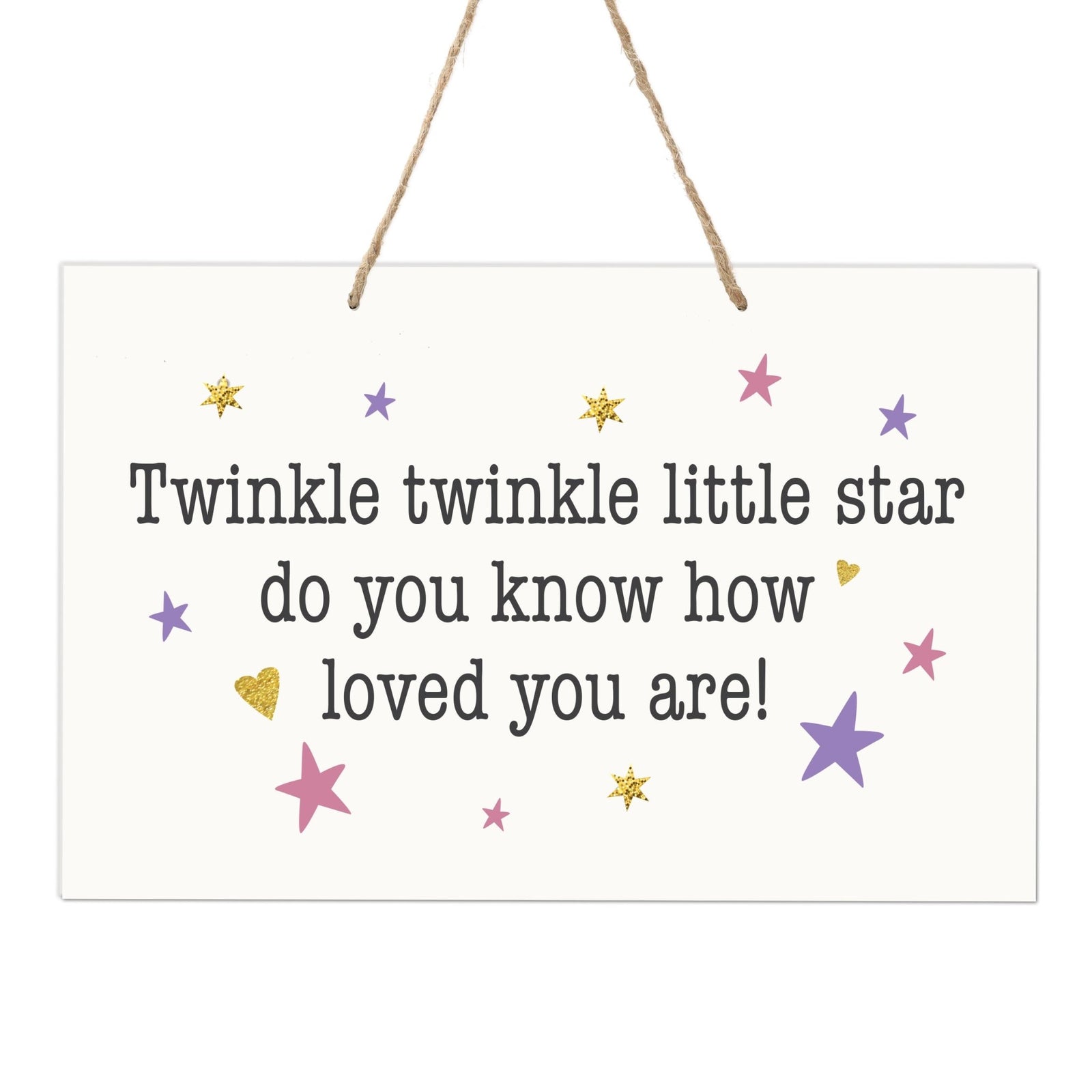 Wall Decor For Nursery Girls Bedroom Rope Hanging Wall Art Decoration - LifeSong Milestones