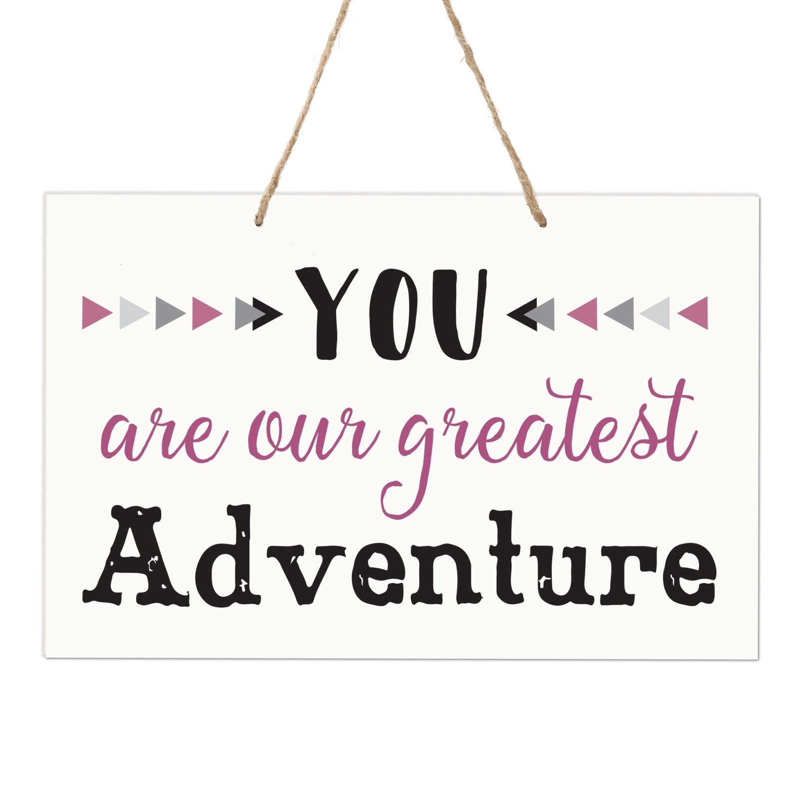 Wall Decor For Nursery Girls Bedroom Rope Hanging Wall Art Decoration - LifeSong Milestones