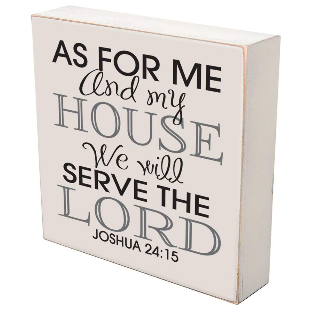 Wedding Anniversary Shadow Box Gift - We Will Serve The Lord - LifeSong Milestones