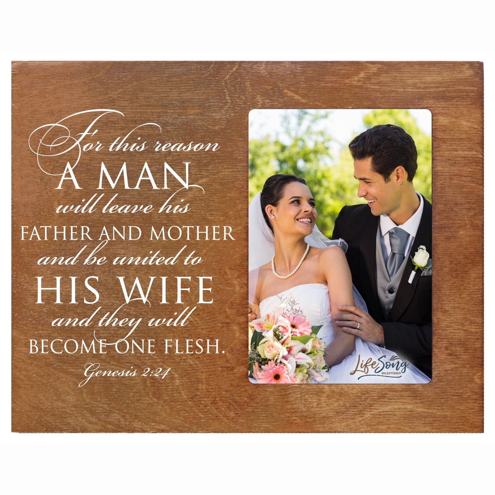 Wedding Keepsake Picture Frames - For This Reason - LifeSong Milestones