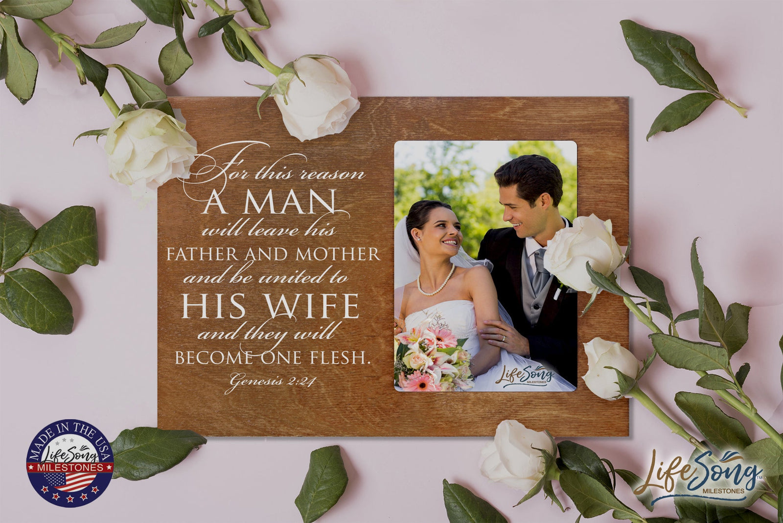 Wedding Keepsake Picture Frames - For This Reason - LifeSong Milestones