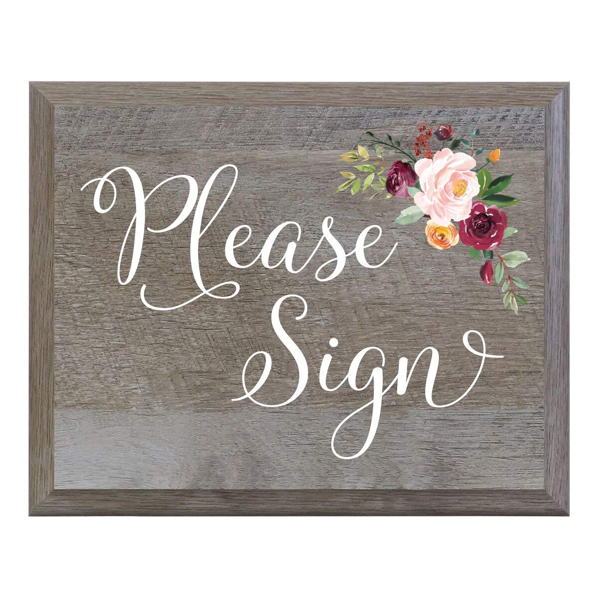 Wedding Wooden Party wall sign (8x10) - LifeSong Milestones