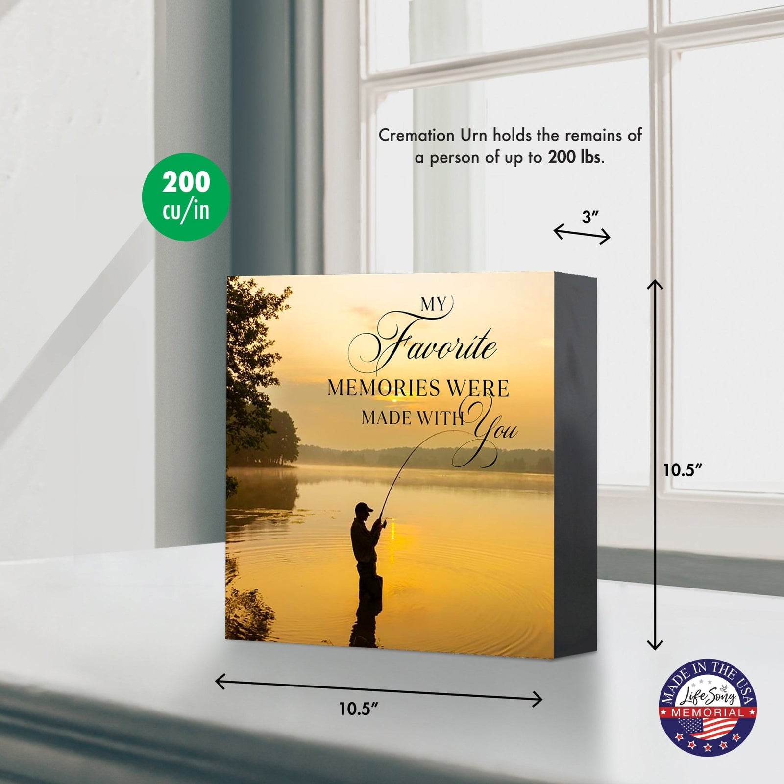 Wood Keepsake Cremation Urn – Handcrafted Wooden Box for Human Ashes - LifeSong Milestones