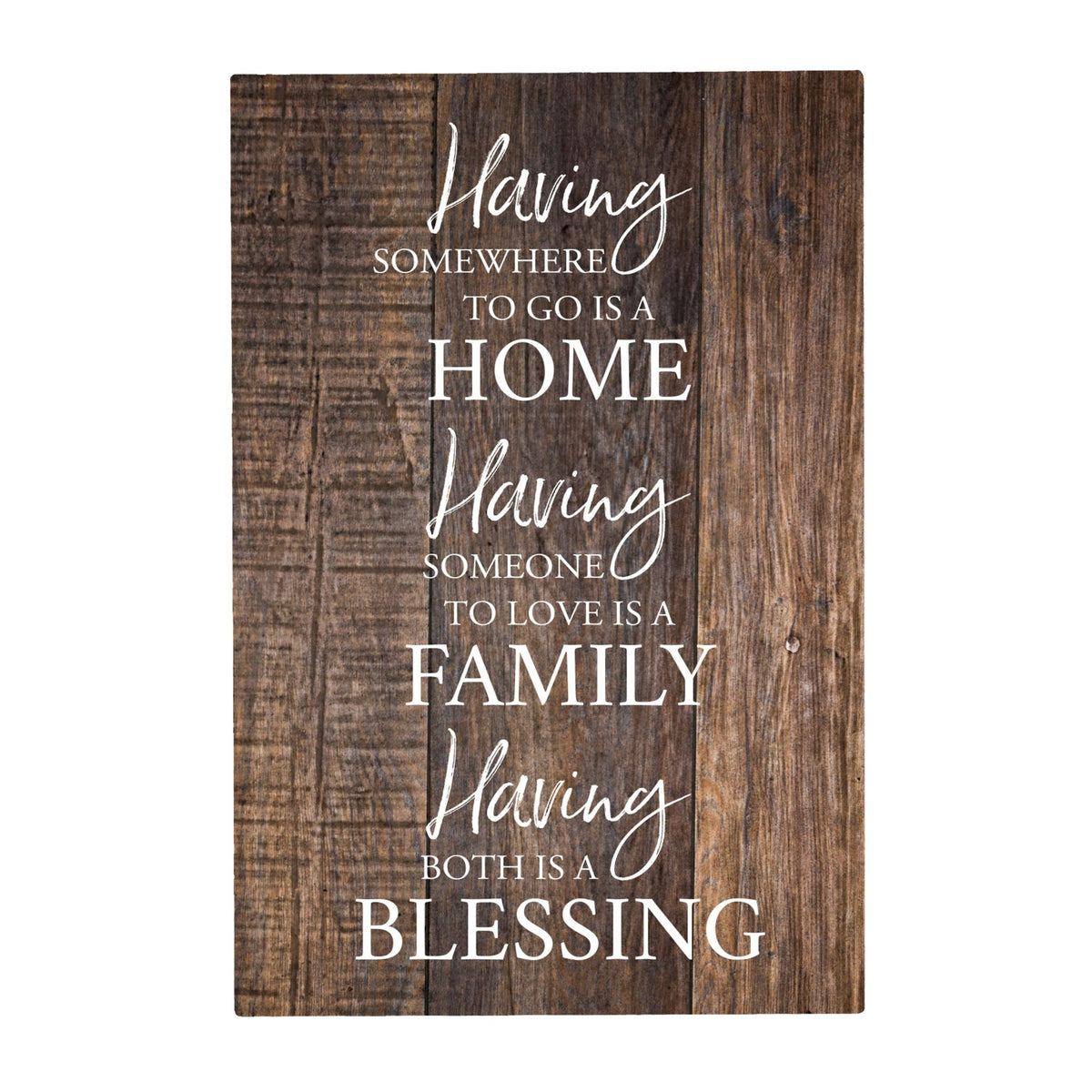 Wood Wall Sign with Inspirational Quote Having Somewhere To go Table Top Home Office Desk Decoration 5.5x8in - LifeSong Milestones