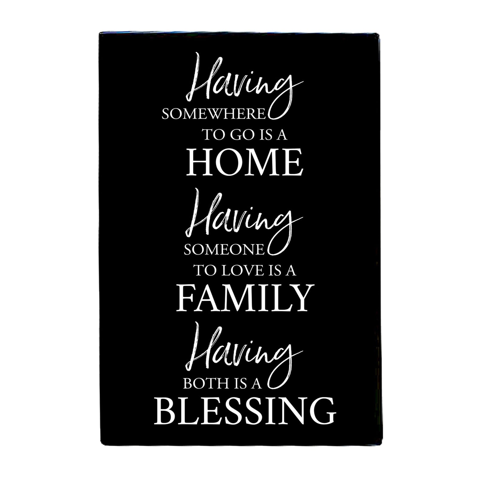 Wood Wall Sign with Inspirational Quote Having Somewhere To go Table Top Home Office Desk Decoration 5.5x8in - LifeSong Milestones