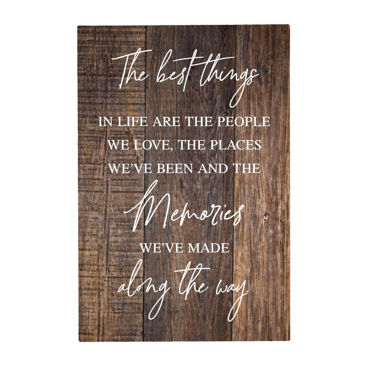 Wood Wall Sign with Inspirational Quote Way Maker Miracle Worker Table Top Home Office Desk Decoration 5.5x8in - LifeSong Milestones