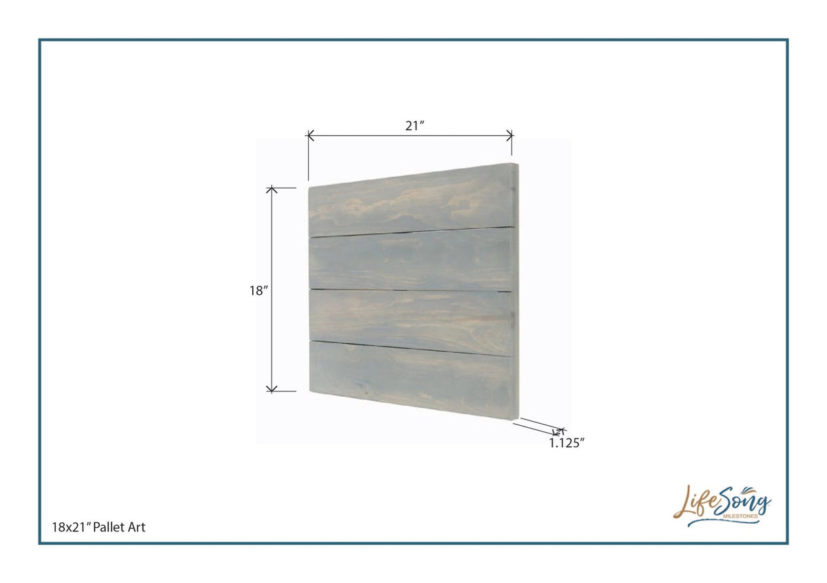 Wooden American Flag Patriotic Veteran Wall Sign Gift - God Bless - LifeSong Milestones