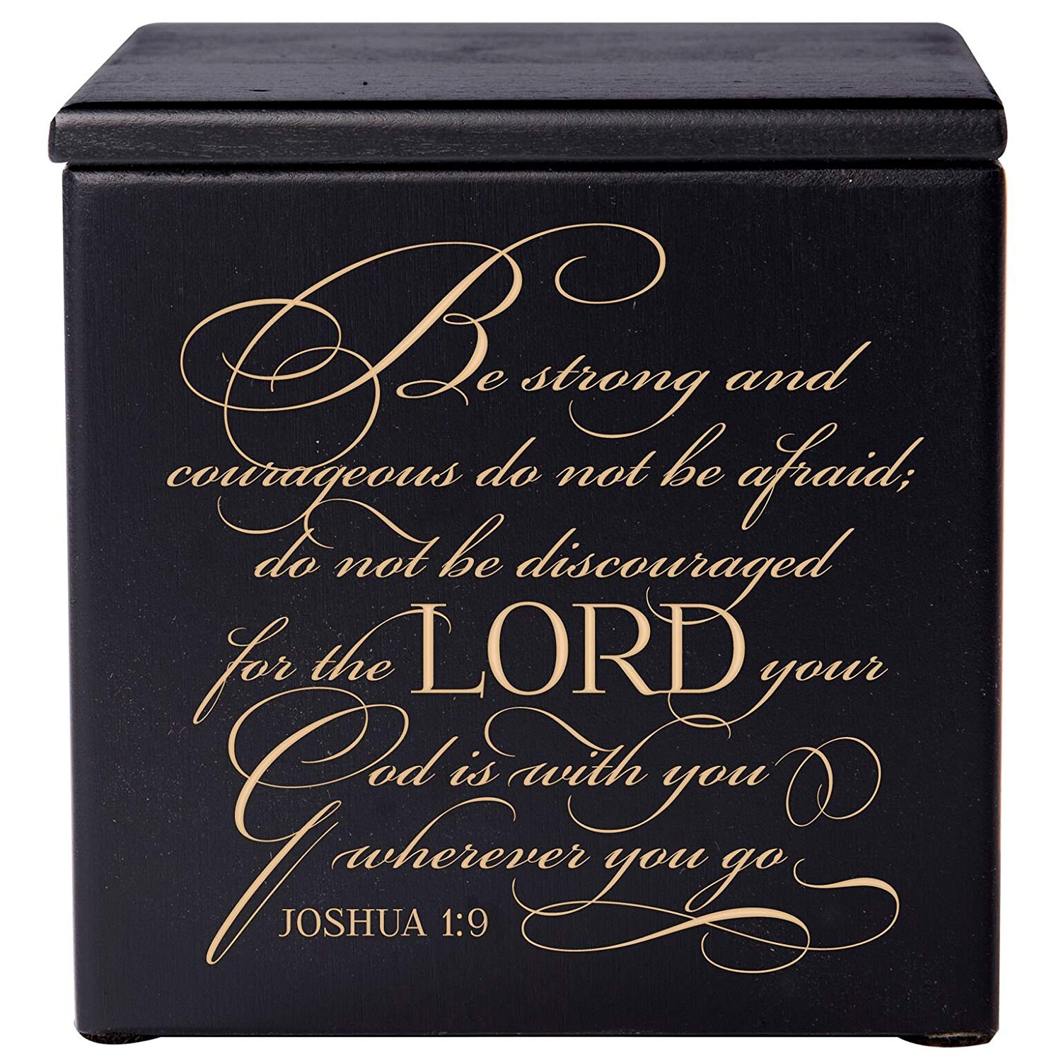 Wooden Decorative Memorial Keepsake Urn Box for Human Ashes