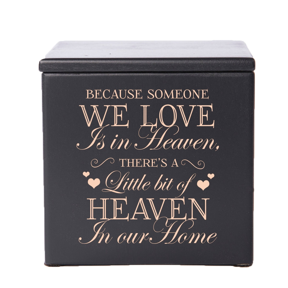 Wooden Funeral Tabletop Keepsake Urn Box for Adults
