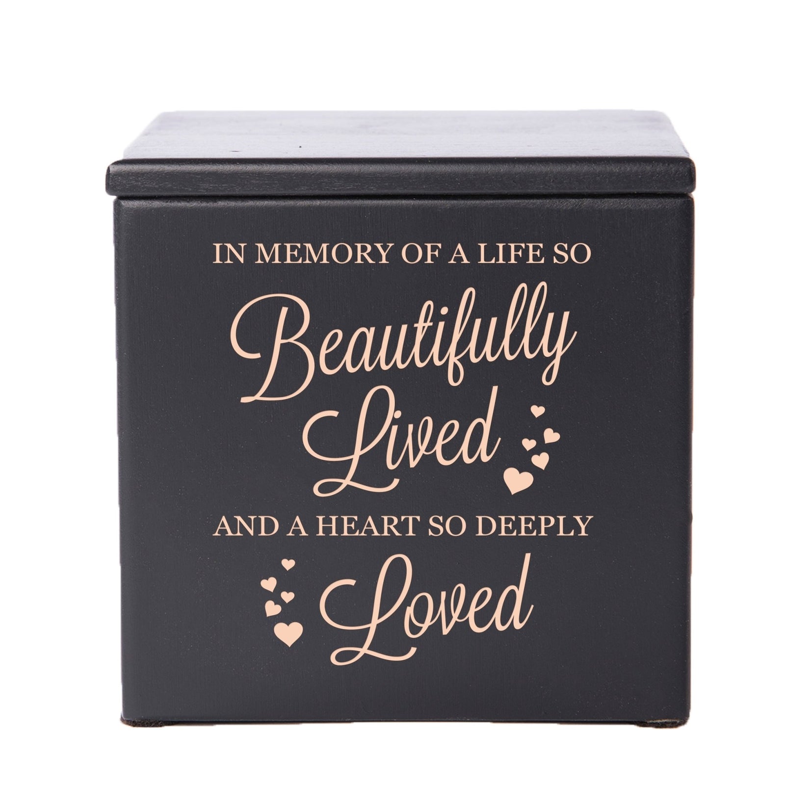 Handcrafted Memorial Small Cremation Urn Box for Special Tributes