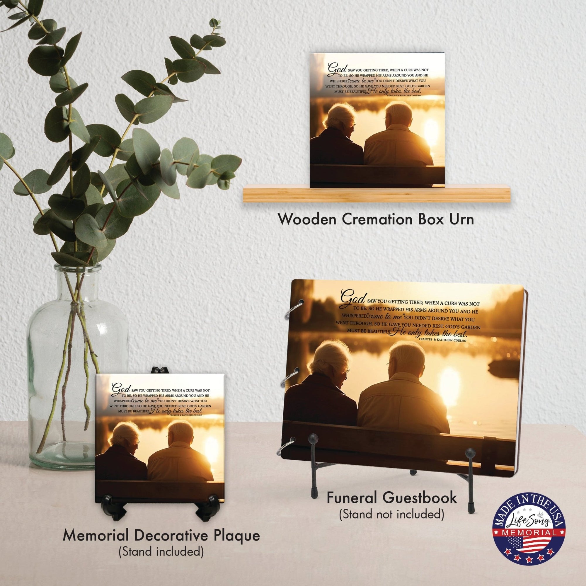 Wooden Cremation Urn for Adult Ashes – Elegant Wood Keepsake Urn & Sympathy Gift - LifeSong Milestones