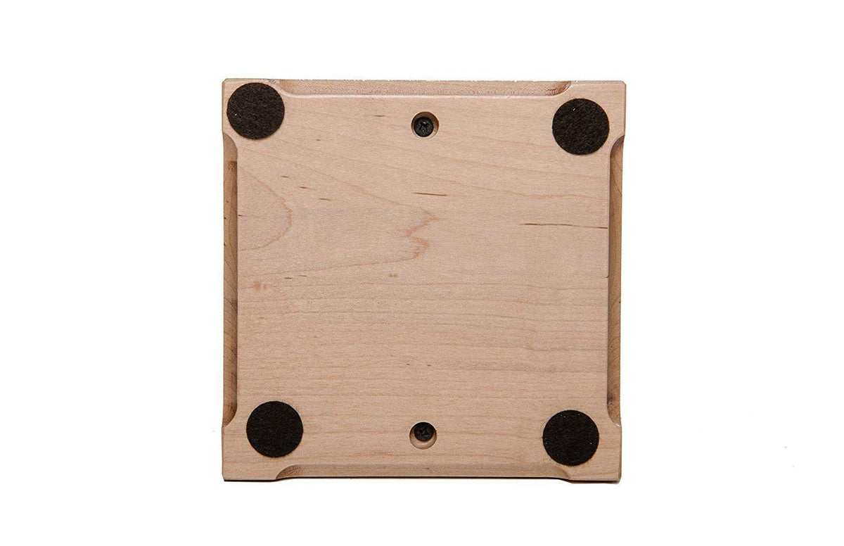 Wooden Cremation Urn for Human Ashes 5.5 x 5.5 Our Memory - LifeSong Milestones