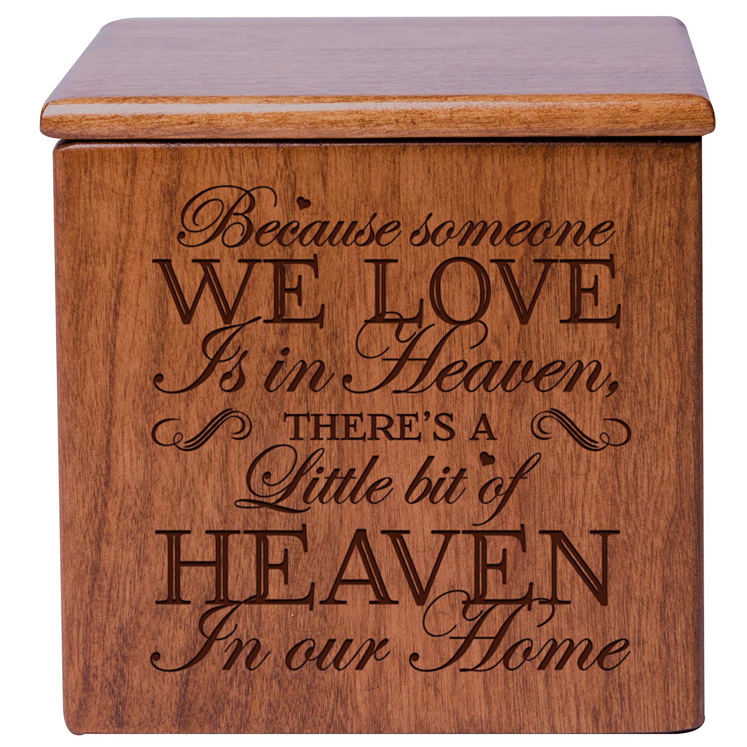 Funeral Wooden Keepsake Urn Box for Beloved Companion