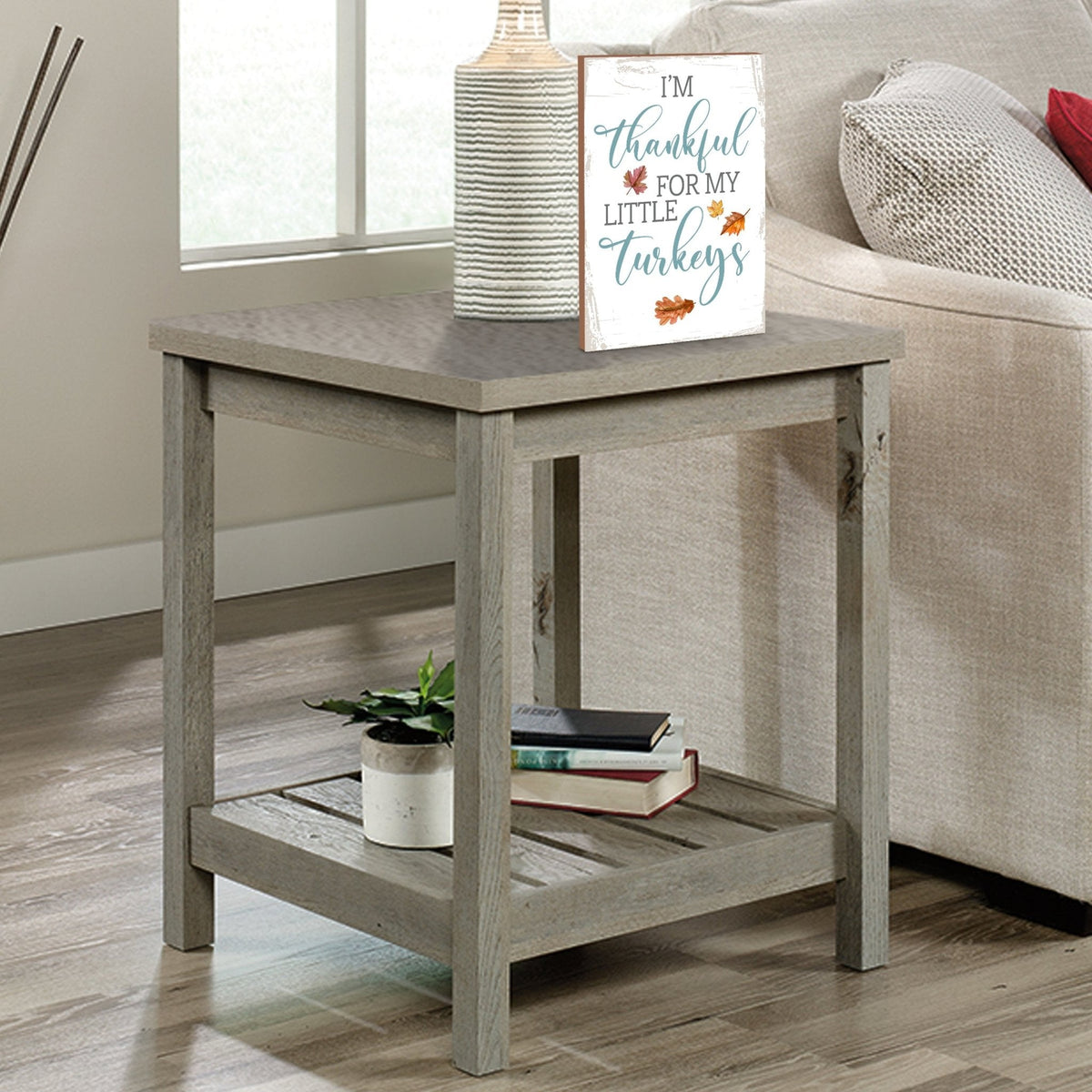 Wooden Fall Shelf Décor and Tabletop Signs for Home Decor - LifeSong Milestones