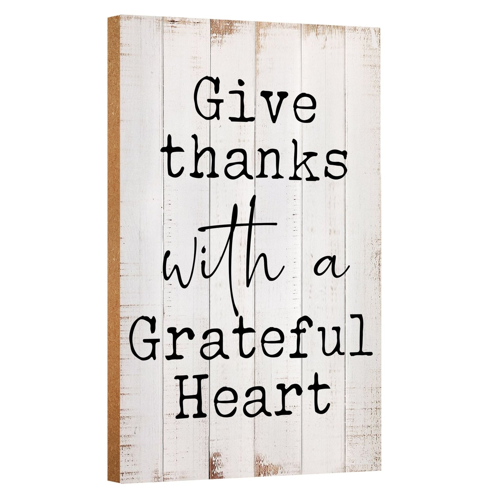Wooden Fall Shelf Décor and Tabletop Signs for Home Decor - LifeSong Milestones