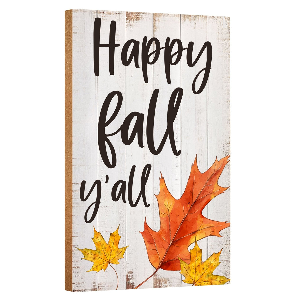 Wooden Fall Shelf Décor and Tabletop Signs for Home Decor - LifeSong Milestones