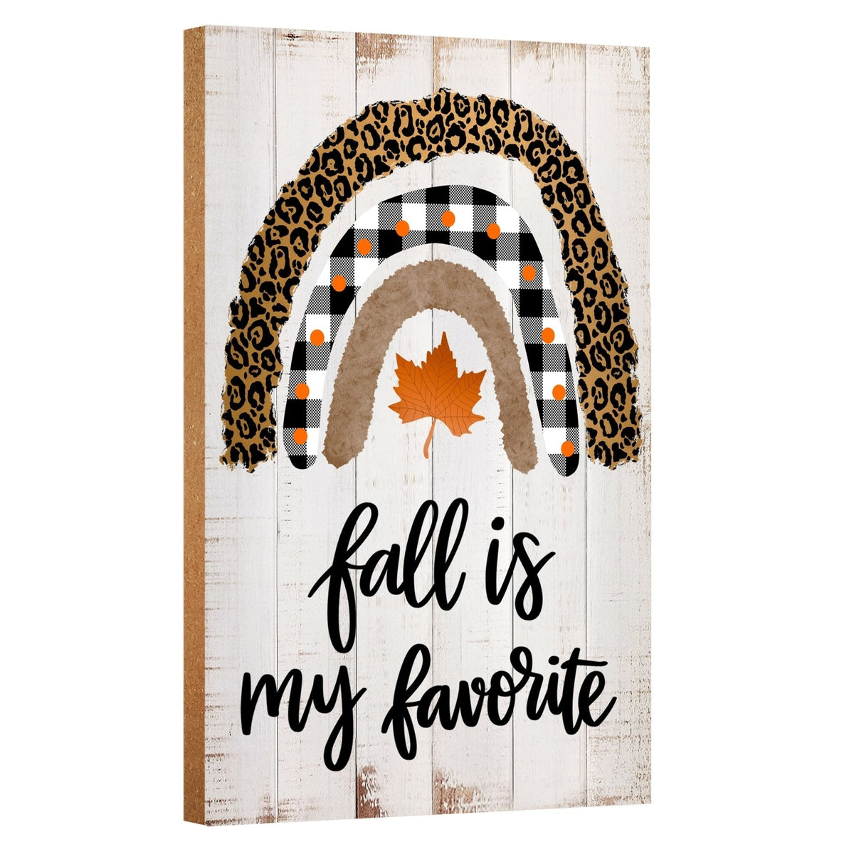 Wooden Fall Shelf Décor and Tabletop Signs for Home Decor - LifeSong Milestones