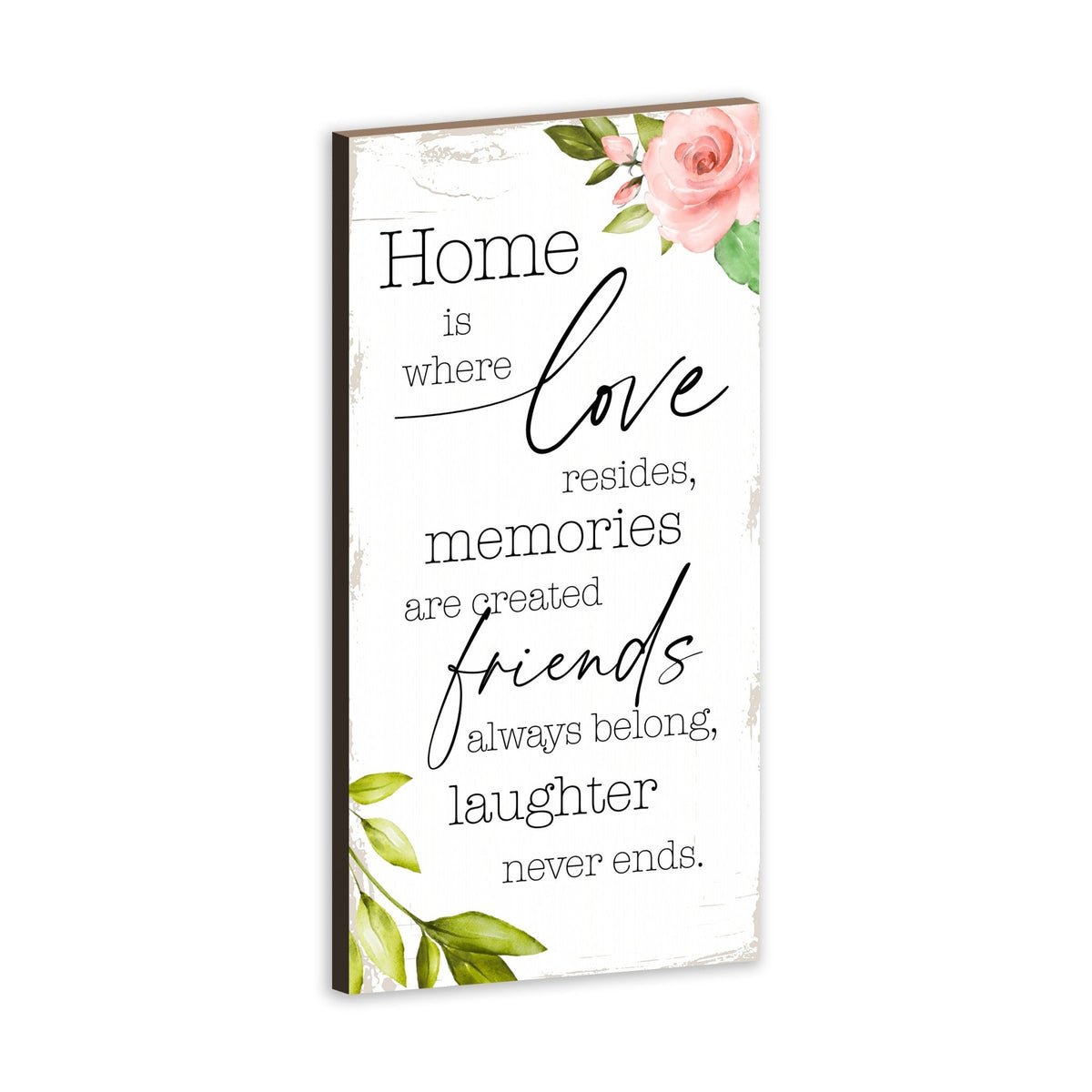 Wooden Family Wall Plaque for Home Decorations - LifeSong Milestones