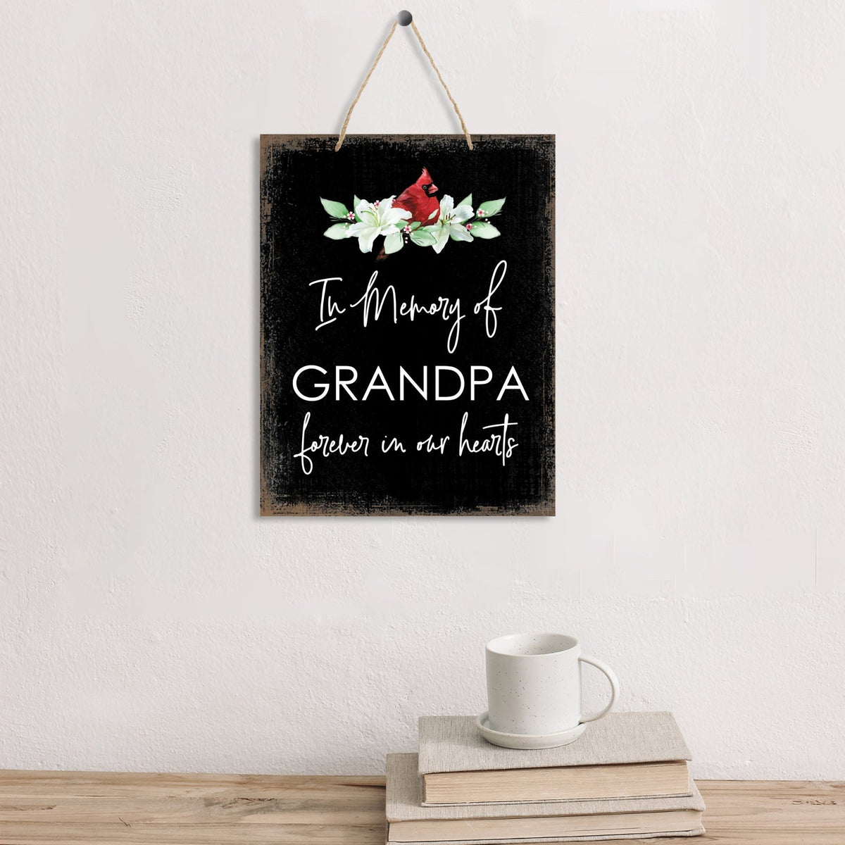 Wooden Hanging Memorial Wall Signs for Bereavement Gifts - LifeSong Milestones