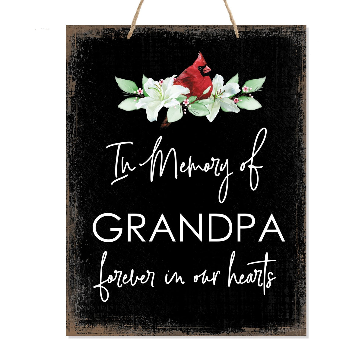 Wooden Hanging Memorial Wall Signs for Bereavement Gifts - LifeSong Milestones