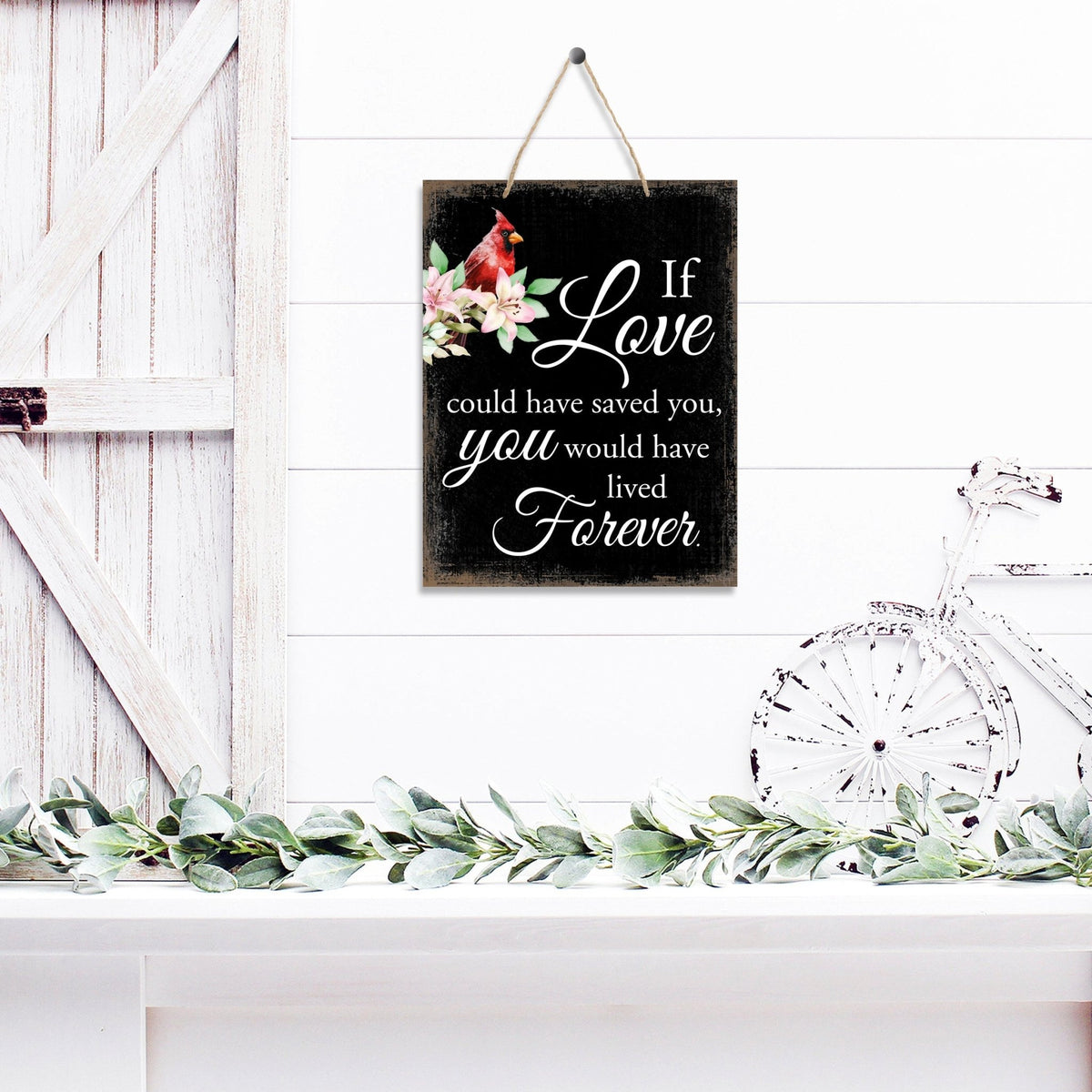 Wooden Hanging Memorial Wall Signs for Bereavement Gifts - LifeSong Milestones