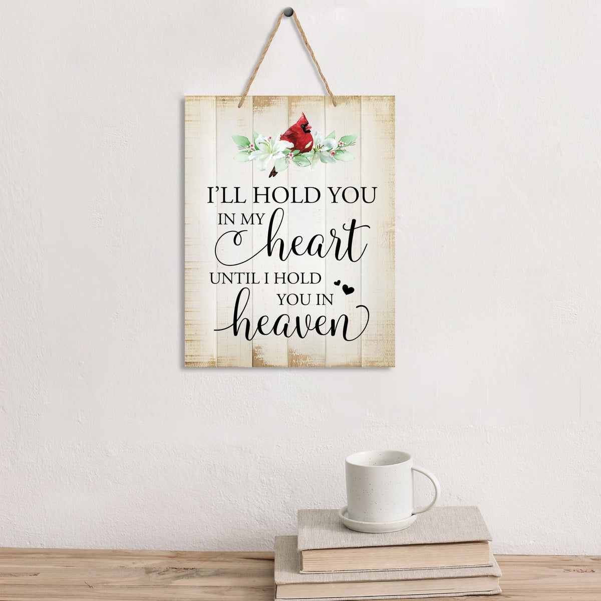 Wooden Hanging Memorial Wall Signs for Bereavement Gifts - LifeSong Milestones