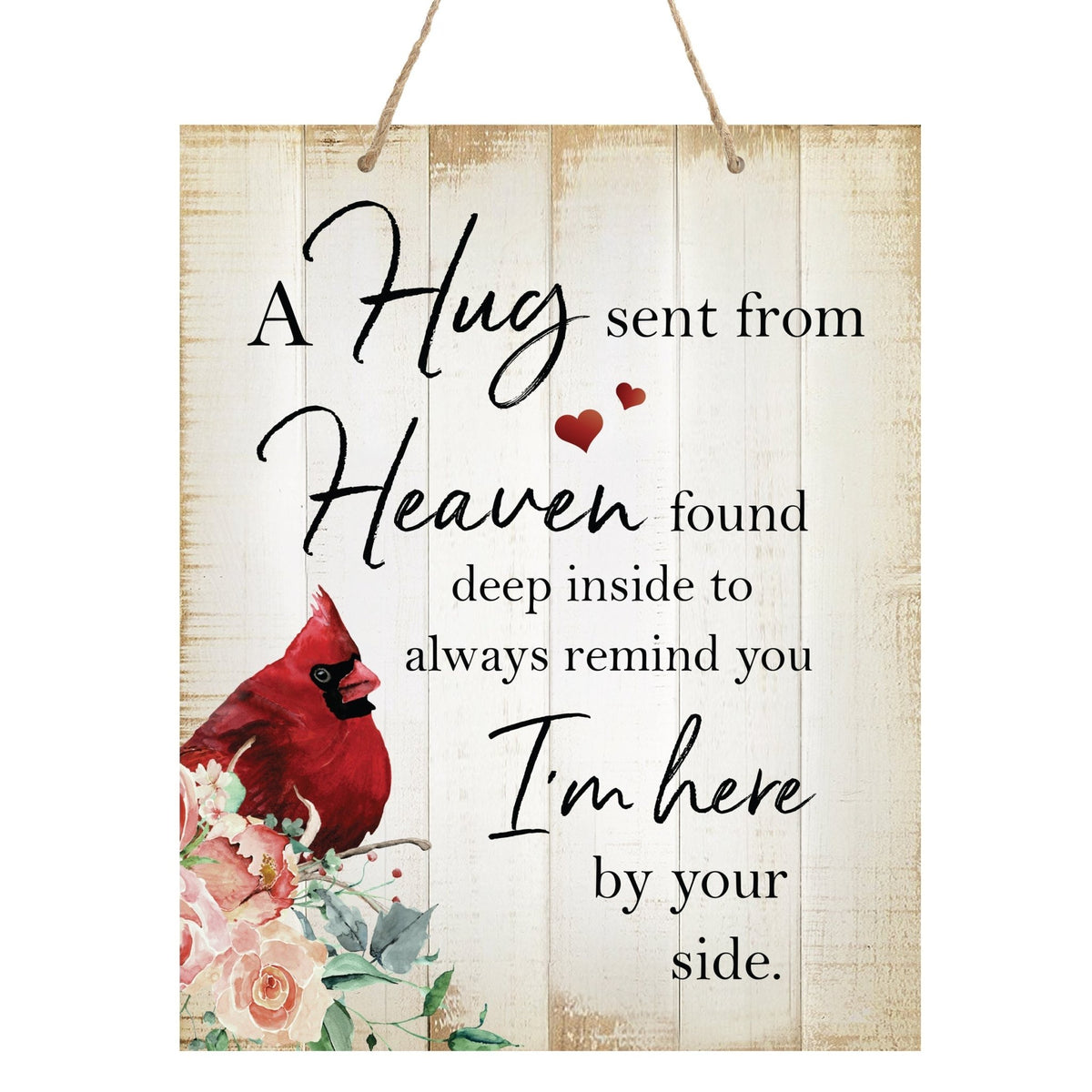 Wooden Hanging Memorial Wall Signs for Bereavement Gifts - LifeSong Milestones
