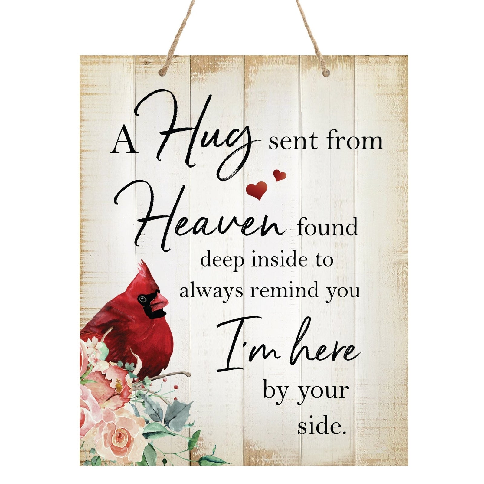 Wooden Hanging Memorial Wall Signs for Bereavement Gifts - LifeSong Milestones