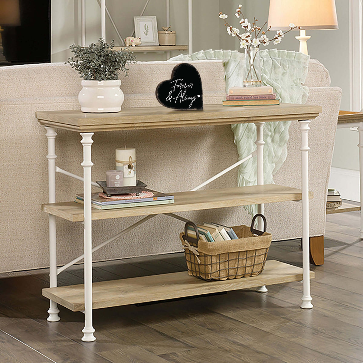 Wooden Heart Block Sign Gift for Mother’s Day - LifeSong Milestones