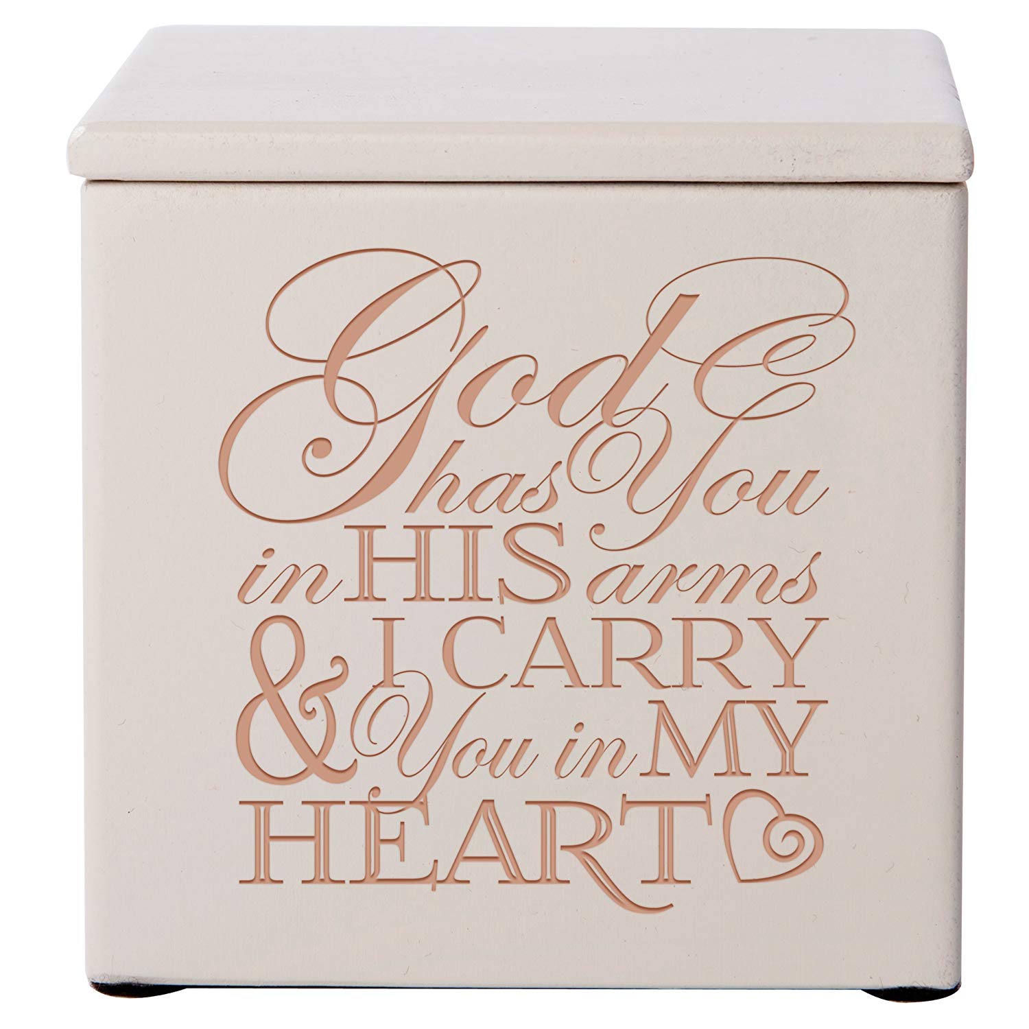 Funeral Wooden Keepsake Urn Box for Cherished Memories