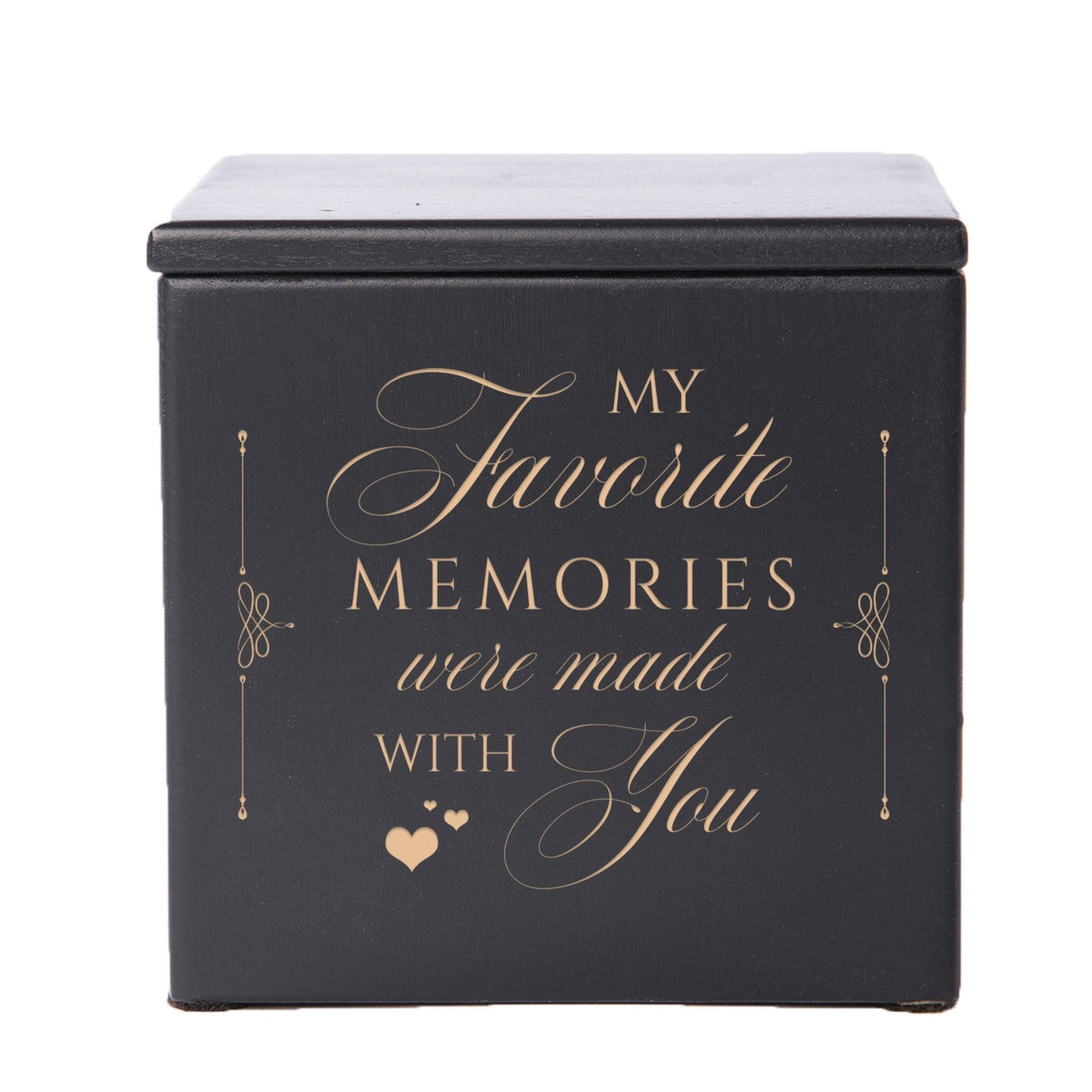 Funeral Wooden Decorative Tabletop Keepsake Urn Box