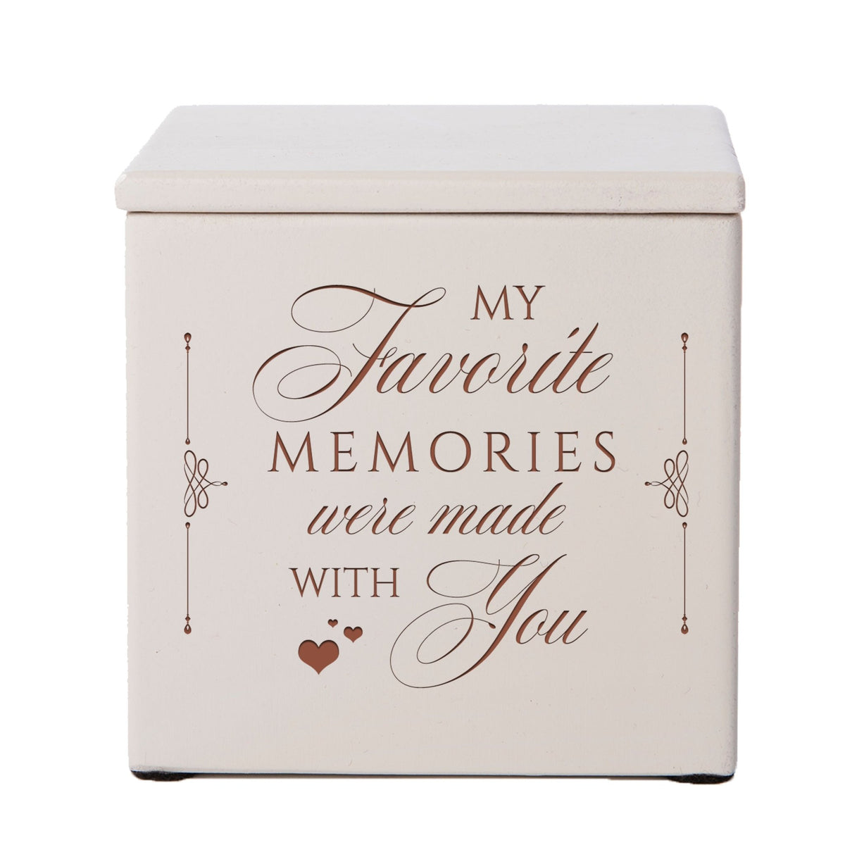 Wooden Decorative Memorial Keepsake Urn Box for Human Ashes