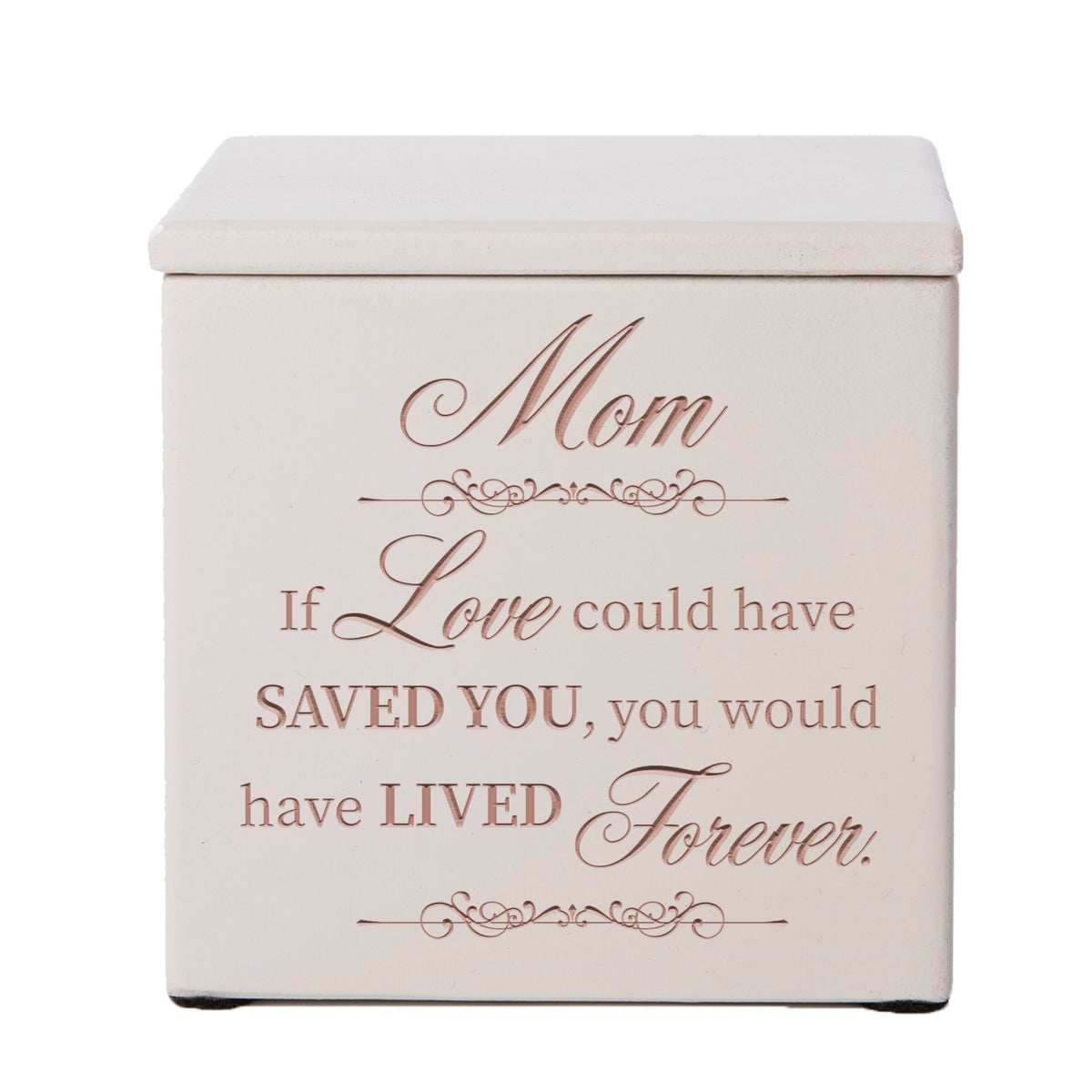 Handcrafted Memorial Wooden Keepsake Urns for Mom