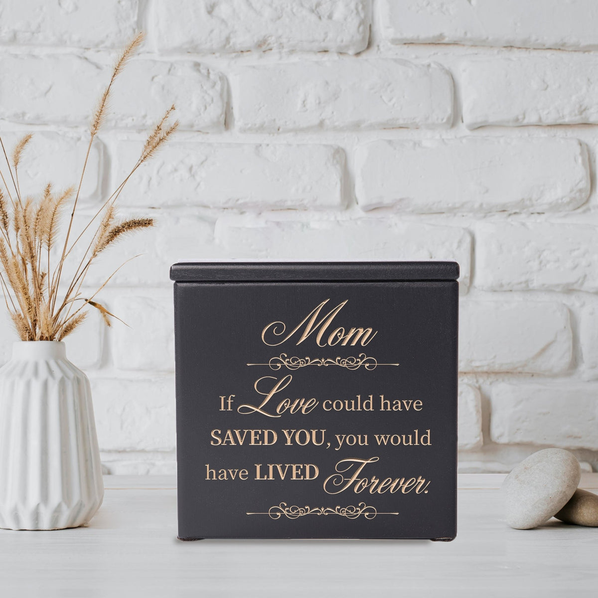 Decorative Wooden Cremation Urns for Mom's Treasured Keepsakes